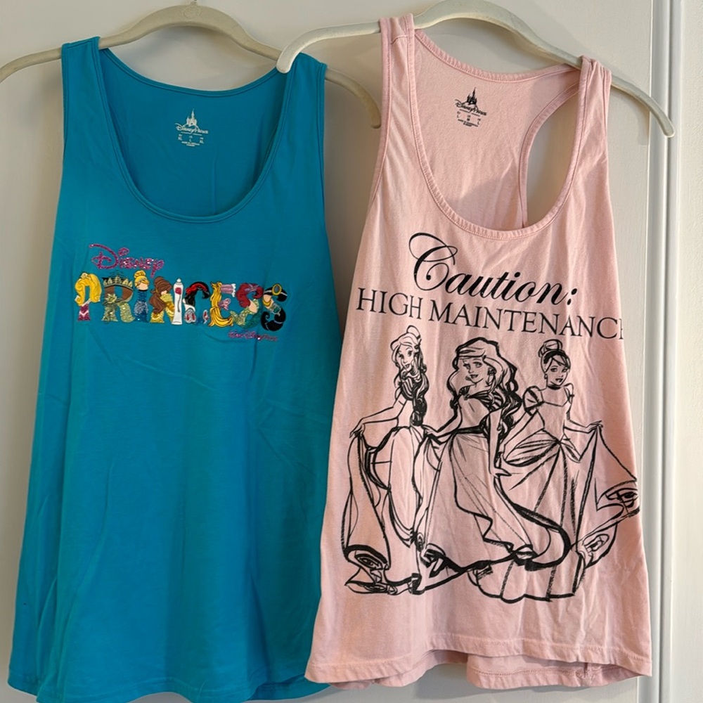 Disney Princess tank tops